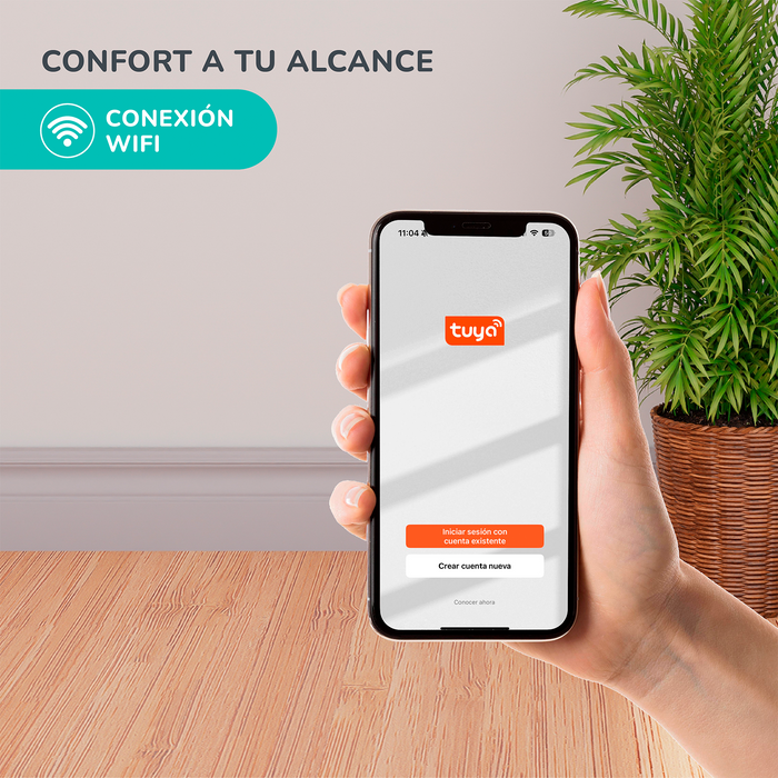 Estufa Infrarrojo PTC con WIFI