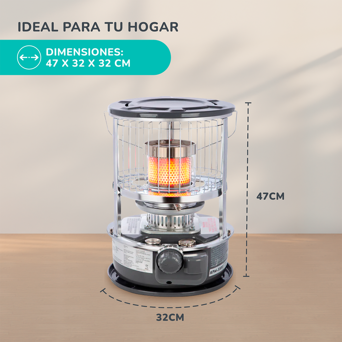 Estufa Parafina Kerosene KPM-3300 Gris