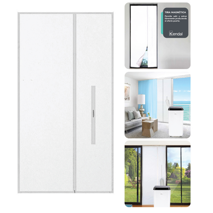 Sello De Ventana Kendal Corredera 2 Metros de Longitud Para Aire Acondicionado Portátil