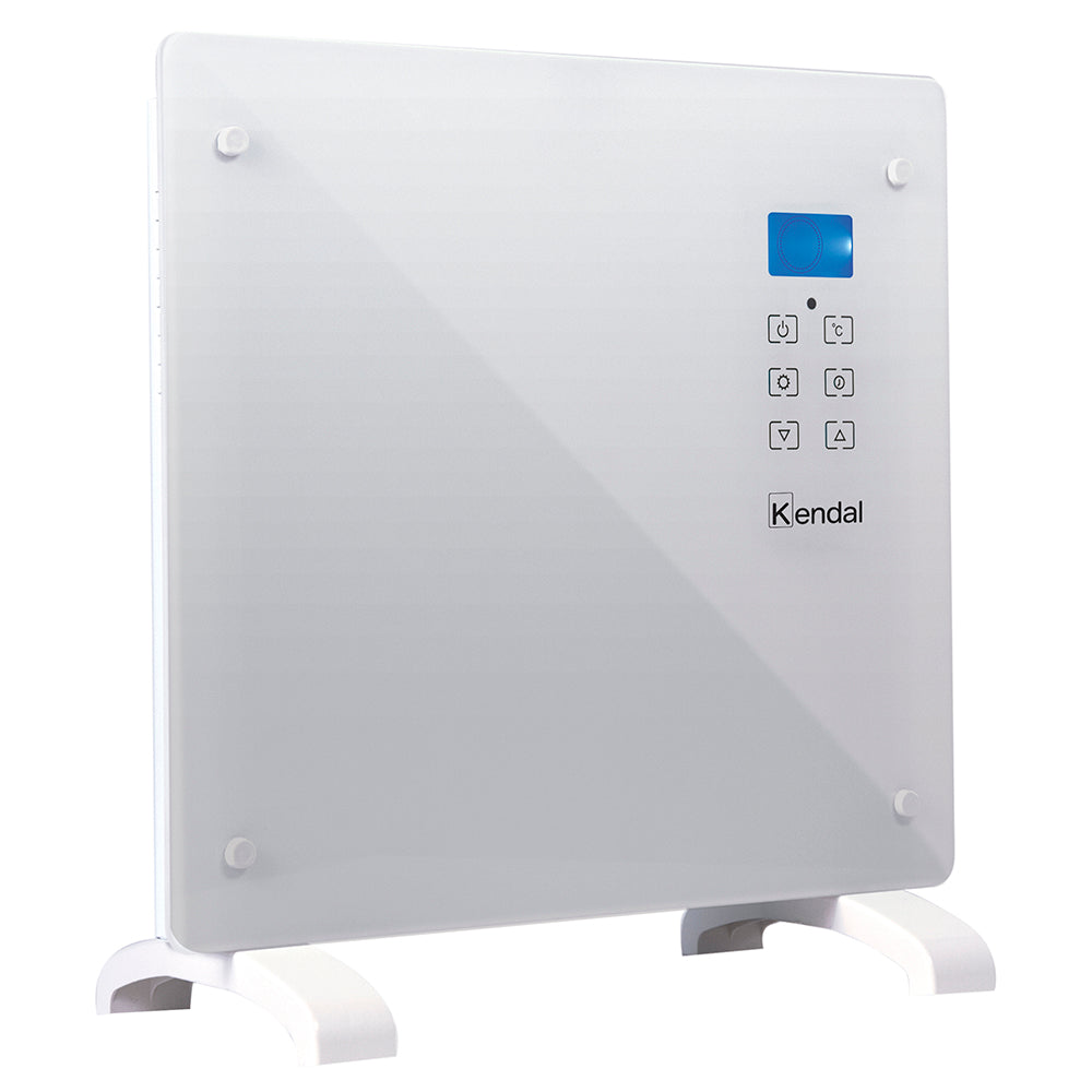 Estufa Eléctrica Panel Convector Vidrio GH10RM Blanco OUTLET