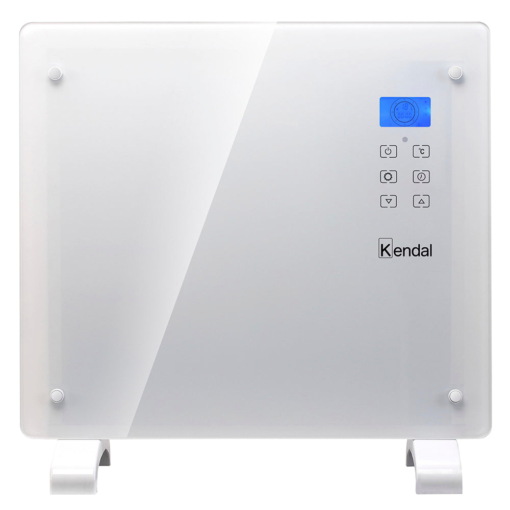 Estufa Eléctrica Panel Convector Vidrio GH10RM Blanco OUTLET