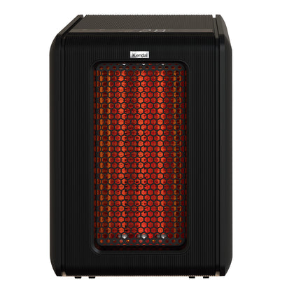 Estufa Eléctrica infrarroja Golden Tube Negra
