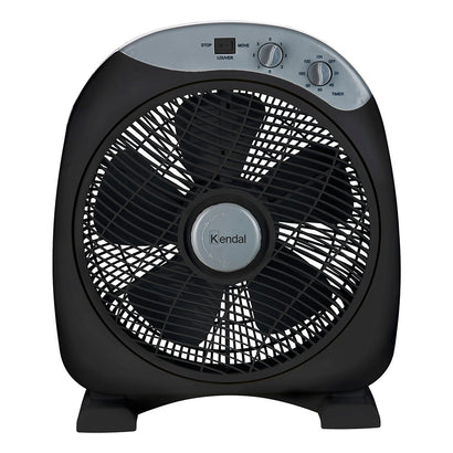 Ventilador Box 12 Pulgadas Kf-12b3 Negro Con Timer