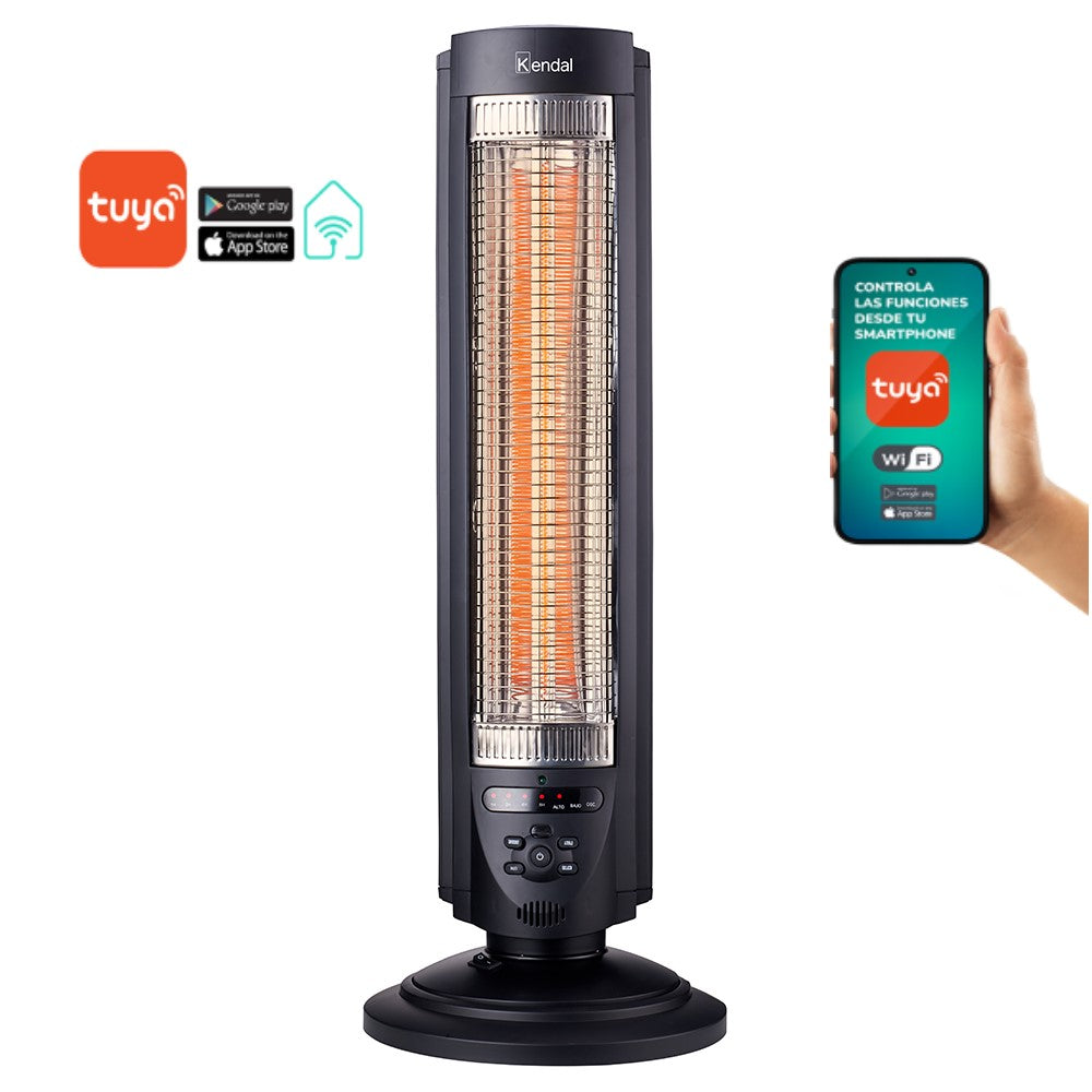 Estufa eléctrica WiFi Fibra de Carbono KFC-600D