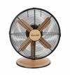 Ventilador de  Mesa 12" Metal Madera Clara