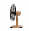 Ventilador de  Mesa 12" Metal Madera Clara