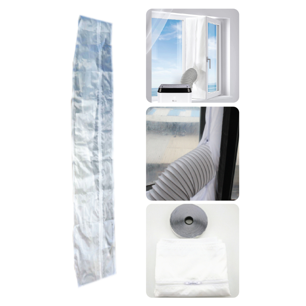 Sello de Ventana Abatible 3 Metros (Proyectable) Para Aire Acondicionado Portátil