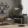 Ventilador de Pie 16 Pulgadas Metal Madera